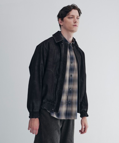 CITY TOKYO（シティトウキョウ）の「【CITY TOKYO/シティートーキョー】ｿﾌﾄﾄﾞﾚｰﾌﾟｵﾝﾌﾞﾚﾁｪｯｸｼｬﾂ（シャツ/ブラウス・メンズ・ブルーグレー/ダークネイビー・1/2）」の8枚目の写真