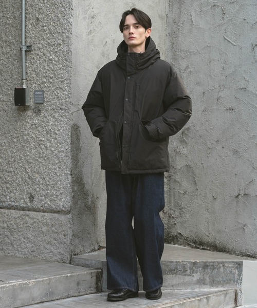 noremid 黒サーマル 即完 セール】AIRTHERMAL HOODIE PADDED JACKET/ エアサーマルフーディーパ