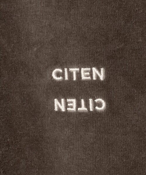 CITEN（シテン）の「＜CITEN＞ポロカラーベロアシャツ（ポロシャツ・メンズ・ダークグレー/モカ・M/L）」の19枚目の写真