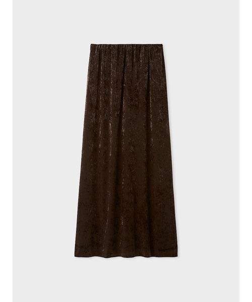 MIESROHE（ミースロエ）の「イージーベロアナロースカート（スカート・レディース・ブラウン/アイボリー/ブラック・0/1）」の8枚目の写真