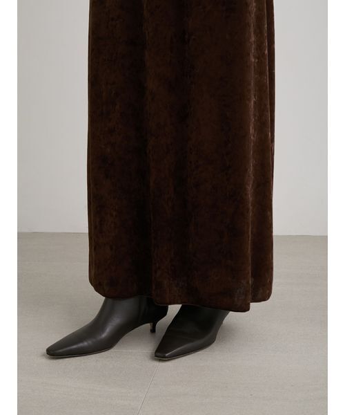 MIESROHE（ミースロエ）の「イージーベロアナロースカート（スカート・レディース・ブラウン/アイボリー/ブラック・0/1）」の15枚目の写真