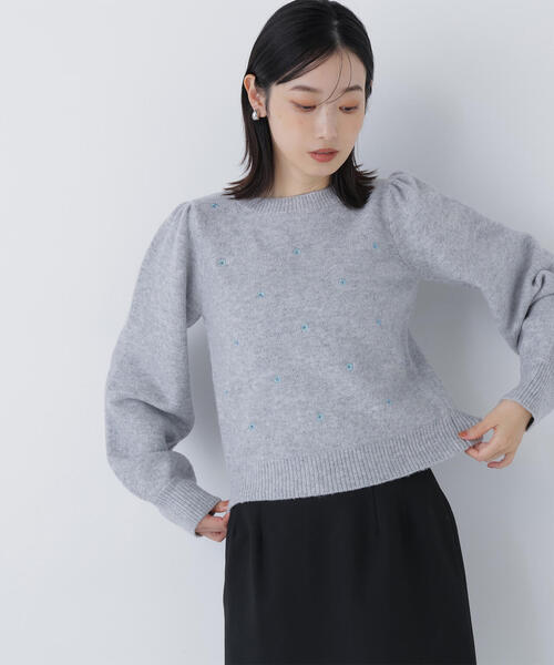 セール】◇フラワー刺繍ニット（ニット/セーター）｜NATURAL BEAUTY