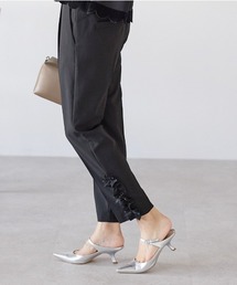 Neige（ネージュ）の「裾リボンフリルパンツ（スラックス）」