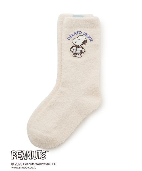 gelato pique（ジェラートピケ）の「【PEANUTS】オリジナルアート ソックス（その他ルームウェア・レディース・ピンク/オフホワイト/ブルー・F）」の4枚目の写真