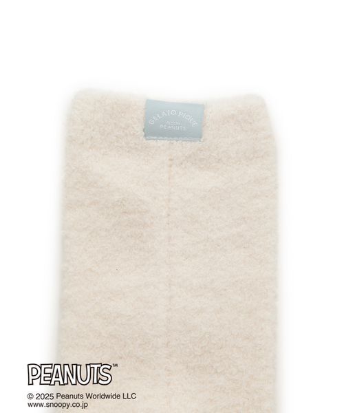 gelato pique（ジェラートピケ）の「【PEANUTS】オリジナルアート ソックス（その他ルームウェア・レディース・ピンク/オフホワイト/ブルー・F）」の7枚目の写真