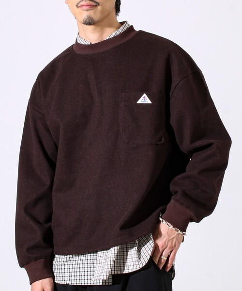 GEVACO（ゲバコ）の「【GEVACO/ゲバコ】ウールライクプルオーバー（スウェット・メンズ・ブラック/ダークブラウン/グレー・M/L）」の16枚目の写真
