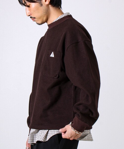 GEVACO（ゲバコ）の「【GEVACO/ゲバコ】ウールライクプルオーバー（スウェット・メンズ・ブラック/ダークブラウン/グレー・M/L）」の17枚目の写真