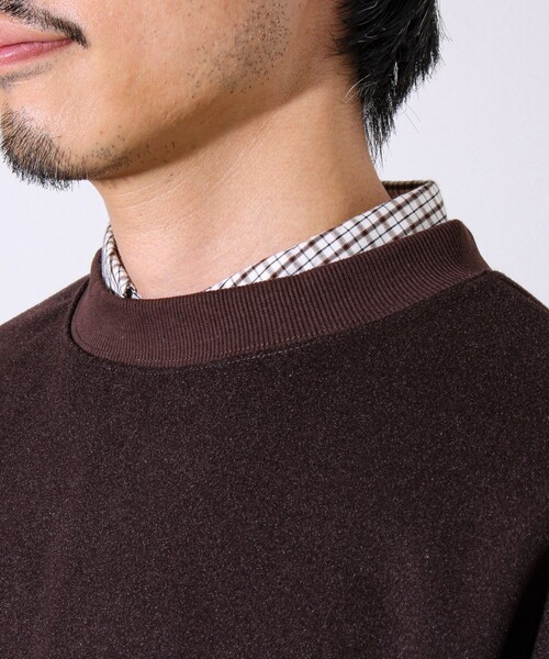 GEVACO（ゲバコ）の「【GEVACO/ゲバコ】ウールライクプルオーバー（スウェット・メンズ・ブラック/ダークブラウン/グレー・M/L）」の21枚目の写真