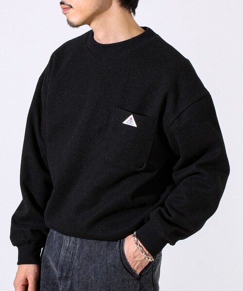 GEVACO（ゲバコ）の「【GEVACO/ゲバコ】ウールライクプルオーバー（スウェット・メンズ・ブラック/ダークブラウン/グレー・M/L）」の6枚目の写真