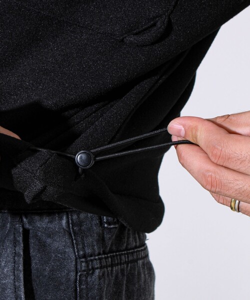 GEVACO（ゲバコ）の「【GEVACO/ゲバコ】ウールライクプルオーバー（スウェット・メンズ・ブラック/ダークブラウン/グレー・M/L）」の12枚目の写真