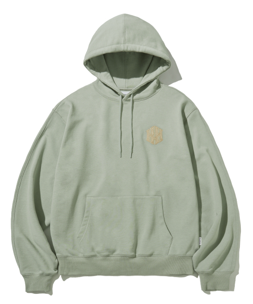 F.ILLUMINATE(フィルミネイト)の「スモールキャピタルロゴフードパーカーライトカーキ(パーカー・レディース・その他・SMALL/MEDIUM/LARGE)」の1枚目の写真