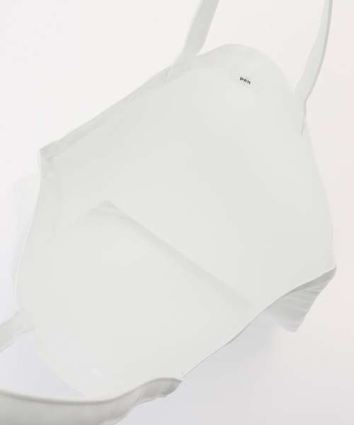 EDIT. FOR LULU(エディットフォールル)の「【PAN/パン】SATIN TOTE BAG(クラッチバッグ・レディース・ホワイト・FREE)」の7枚目の写真