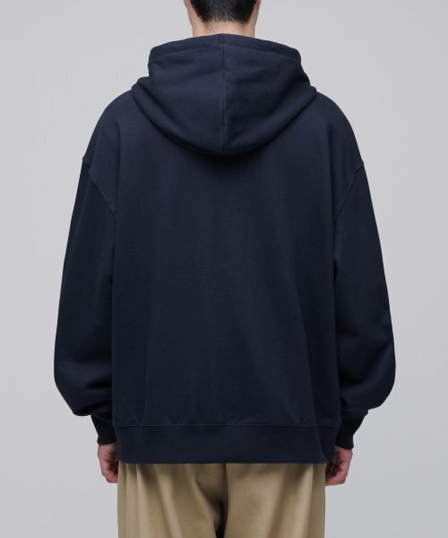 MUSINSA STANDARD（ムシンサスタンダード）の「エクストラオーバーサイズフードパーカージップアップ [ネイビー]（パーカー・メンズ・その他・XX-LARGE/XXX-LARGE）」の4枚目の写真