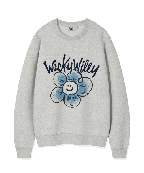 Wacky WiLLy（ワッキーウィリー）の「ビッグリリー スウェット ライトグレー（スウェット・レディース・その他・SMALL/MEDIUM/LARGE/X-LARGE）」の2枚目の写真