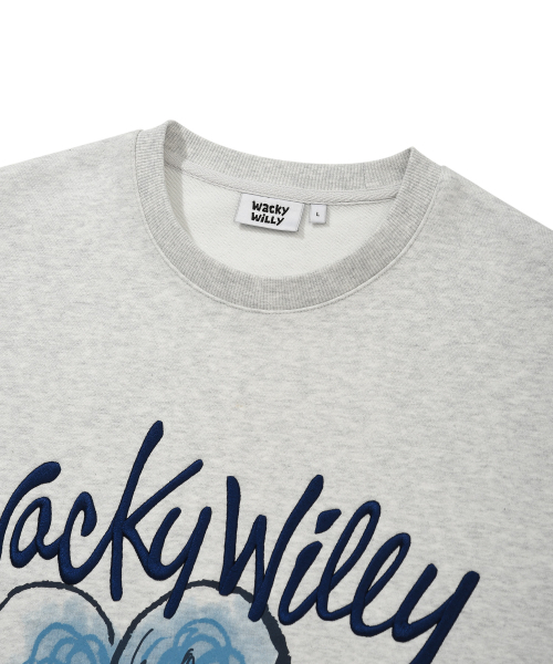 Wacky WiLLy（ワッキーウィリー）の「ビッグリリー スウェット ライトグレー（スウェット・レディース・その他・SMALL/MEDIUM/LARGE/X-LARGE）」の4枚目の写真