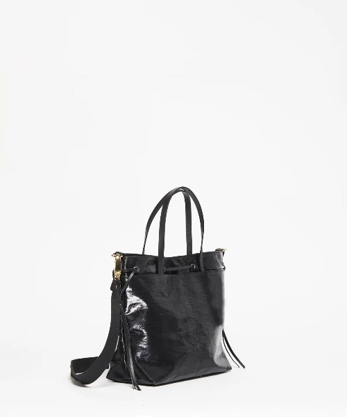 Jack Gomme(ジャックゴム)の「【JACK GOMME】ショルダーバッグ EMY Sac cabas(ショルダーバッグ・レディース・ブラック/ライラック/クリーム/シルバー/ネイビー/ダークグリーン・FREE)」の11枚目の写真