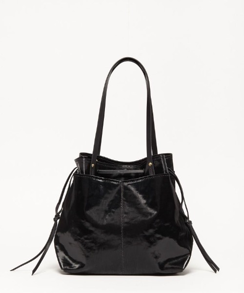 Jack Gomme(ジャックゴム)の「【JACK GOMME】ショルダーバッグ EMY Sac cabas(ショルダーバッグ・レディース・ブラック/ライラック/クリーム/シルバー/ネイビー/ダークグリーン・FREE)」の12枚目の写真