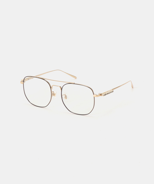 heyep(ヘイップ)の「【HEYEP/ヘイップ】Aviator Glasses with RhinestonesL(メガネ・レディース・シルバー/ゴールド・FREE)」の2枚目の写真