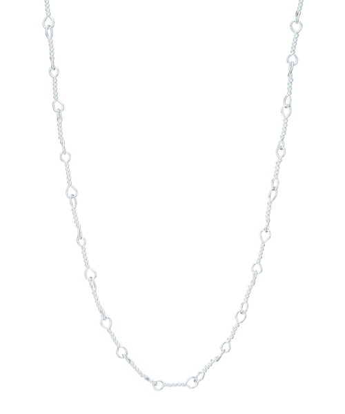 LION HEART（ライオンハート）の「“BASIC”シルバーチェーンネックレス（ロールデザイン）/シルバー925【LION HEART / ライオンハート】（ネックレス・メンズ・シルバー・50cm/60cm）」の2枚目の写真