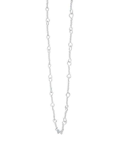 LION HEART（ライオンハート）の「“BASIC”シルバーチェーンネックレス（ロールデザイン）/シルバー925【LION HEART / ライオンハート】（ネックレス・メンズ・シルバー・50cm/60cm）」の3枚目の写真