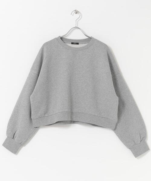 ITEMS URBANRESEARCH（アイテムズ アーバンリサーチ）の「『UR TECH』ハイヒートコットンクルーネックスウェット（スウェット・レディース・ブラック/グレー/ボルドー・FREE）」の22枚目の写真