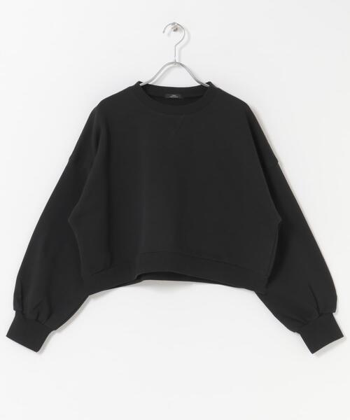 ITEMS URBANRESEARCH（アイテムズ アーバンリサーチ）の「『UR TECH』ハイヒートコットンクルーネックスウェット（スウェット・レディース・ブラック/グレー/ボルドー・FREE）」の16枚目の写真