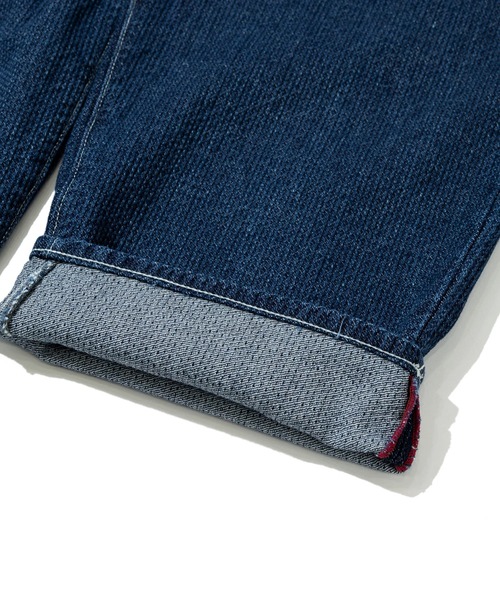 AOZORA（アオゾラ）の「AOZORA/アオゾラ　刺し子デニム ロールアップパンツ（デニムパンツ・メンズ・インディゴブルー・X-LARGE/LARGE/MEDIUM）」の12枚目の写真