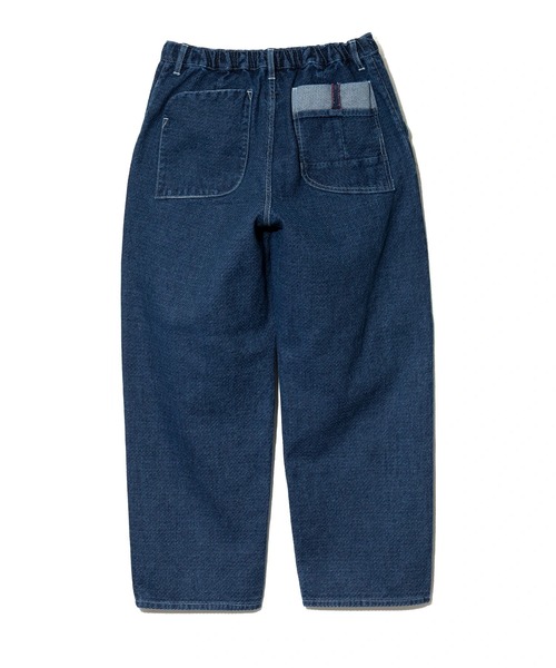 AOZORA（アオゾラ）の「AOZORA/アオゾラ　刺し子デニム ロールアップパンツ（デニムパンツ・メンズ・インディゴブルー・X-LARGE/LARGE/MEDIUM）」の14枚目の写真