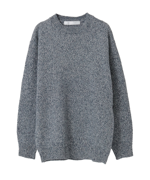 MEN'S MELROSE（メンズメルローズ）の「ミックスカラークルーネックニット（ニット/セーター・メンズ・ブルー/グレー・2/3/4）」の14枚目の写真