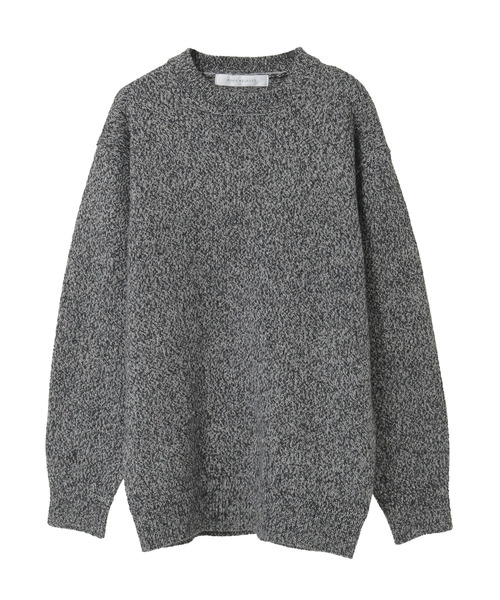 MEN'S MELROSE（メンズメルローズ）の「ミックスカラークルーネックニット（ニット/セーター・メンズ・ブルー/グレー・2/3/4）」の12枚目の写真