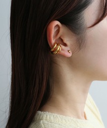 colleca la（コレカラ）の「[stainless]ステンレス・3連風イヤーカフ〈金属アレルギー対応〉（イヤーカフ）」
