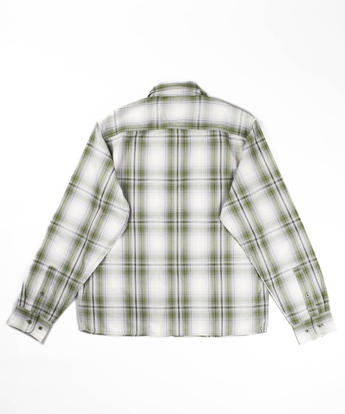 HUF（ハフ）の「【C-HUF2】【HUF/ハフ】FILLMORE PLAID SHACKET BU00230（その他アウター・メンズ・グリーン系その他/グレー・MEDIUM）」の4枚目の写真