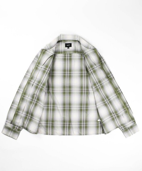 HUF（ハフ）の「【C-HUF2】【HUF/ハフ】FILLMORE PLAID SHACKET BU00230（その他アウター・メンズ・グリーン系その他/グレー・MEDIUM）」の9枚目の写真