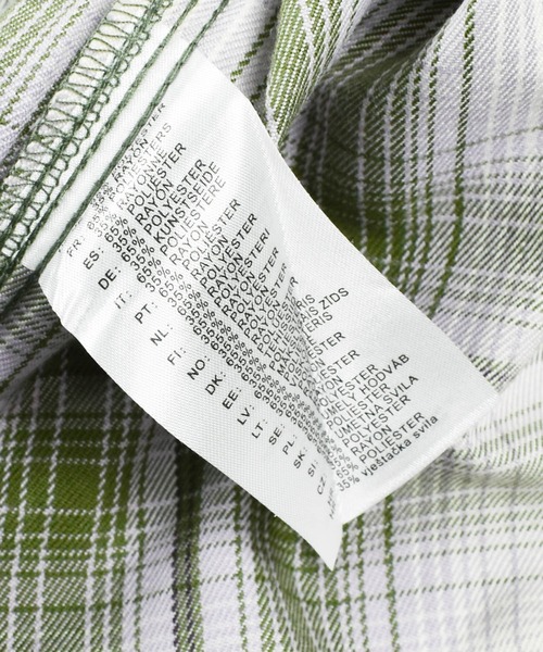 HUF（ハフ）の「【C-HUF2】【HUF/ハフ】FILLMORE PLAID SHACKET BU00230（その他アウター・メンズ・グリーン系その他/グレー・MEDIUM）」の10枚目の写真