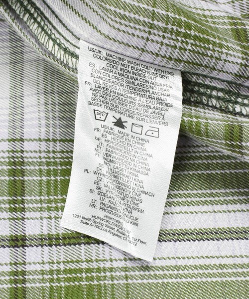 HUF（ハフ）の「【C-HUF2】【HUF/ハフ】FILLMORE PLAID SHACKET BU00230（その他アウター・メンズ・グリーン系その他/グレー・MEDIUM）」の11枚目の写真