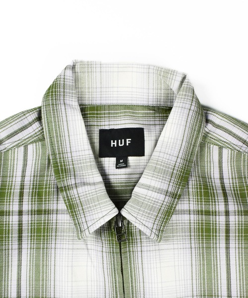 HUF（ハフ）の「【C-HUF2】【HUF/ハフ】FILLMORE PLAID SHACKET BU00230（その他アウター・メンズ・グリーン系その他/グレー・MEDIUM）」の12枚目の写真