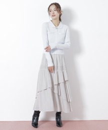 JILL by JILL STUART（ジルバイジルスチュアート）の「◇割線ランダムティアードスカート（スカート）」