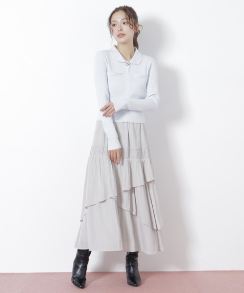 ◇割線ランダムティアードスカート（スカート）｜JILL by JILL STUART