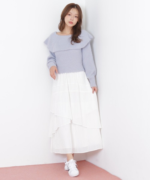 ◇割線ランダムティアードスカート（スカート）｜JILL by JILL STUART