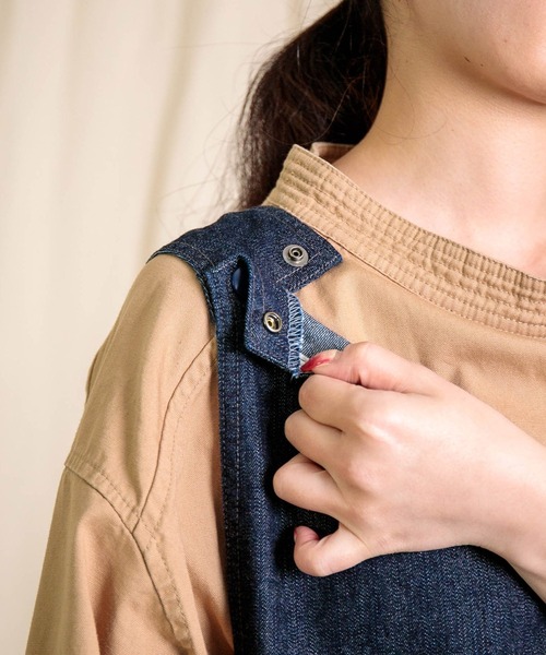 Brocante（ブロカント）の「[Brocante / ブロカント] ムラ糸10ozデニム デフォルメサロペット（サロペット/オーバーオール・レディース・ワンウォッシュ・2）」の10枚目の写真