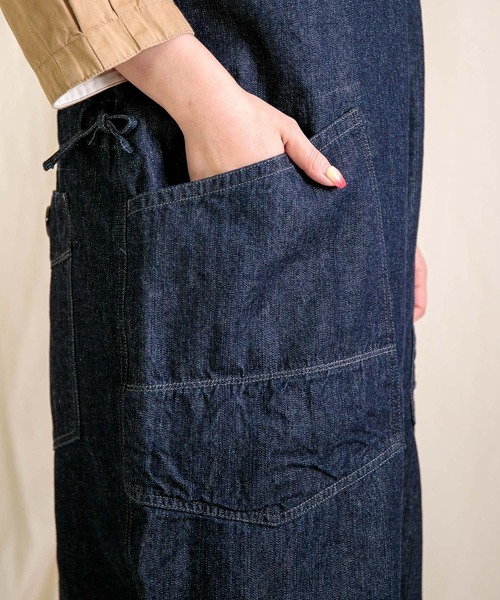 Brocante（ブロカント）の「[Brocante / ブロカント] ムラ糸10ozデニム デフォルメサロペット（サロペット/オーバーオール・レディース・ワンウォッシュ・2）」の11枚目の写真