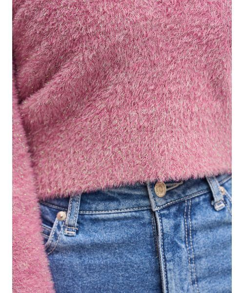 SNIDEL（スナイデル）の「Sustainableノルディックニットプルオーバー（ニット/セーター・レディース・グレー/アイボリー/ピンク・F）」の13枚目の写真