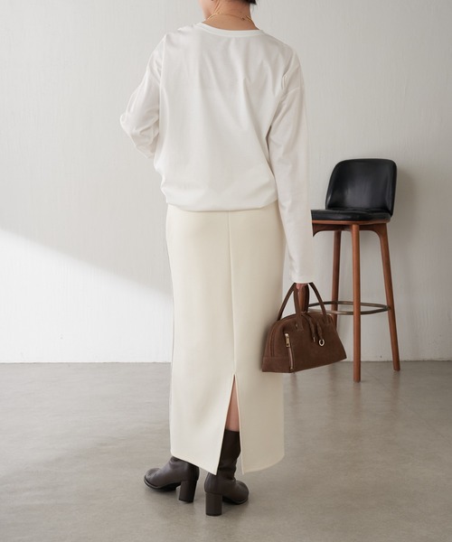 COLLAGE GALLARDAGALANTE（コラージュガリャルダガランテ）の「フォトロゴロンT（Tシャツ/カットソー・レディース・ホワイト/チャコールグレー・FREE）」の7枚目の写真