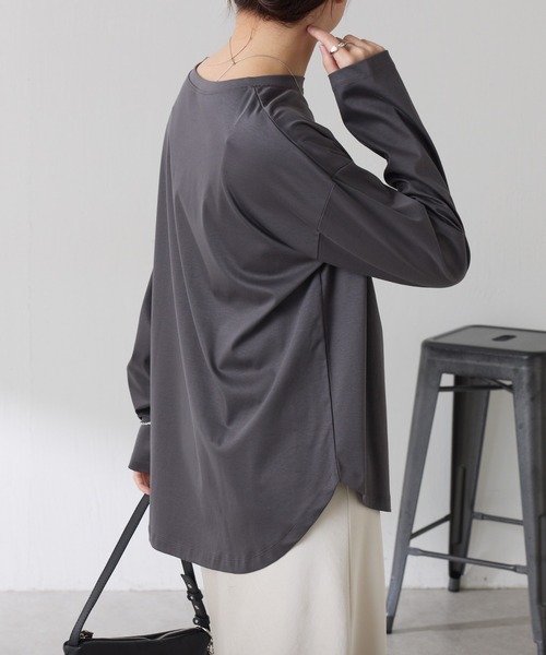 COLLAGE GALLARDAGALANTE（コラージュガリャルダガランテ）の「フォトロゴロンT（Tシャツ/カットソー・レディース・ホワイト/チャコールグレー・FREE）」の16枚目の写真