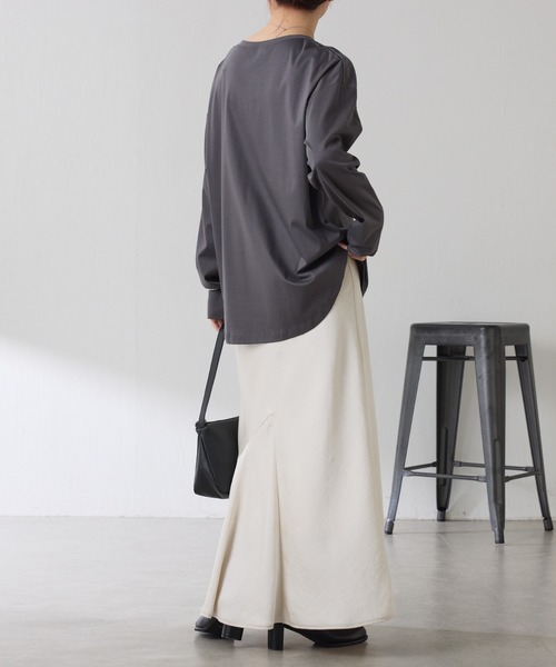 COLLAGE GALLARDAGALANTE（コラージュガリャルダガランテ）の「フォトロゴロンT（Tシャツ/カットソー・レディース・ホワイト/チャコールグレー・FREE）」の19枚目の写真