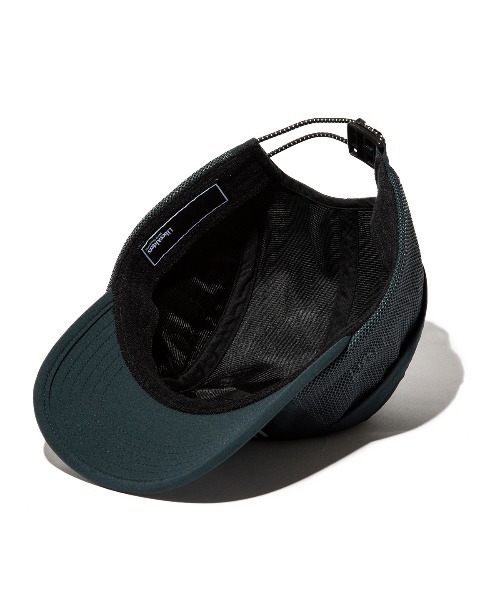 Liberaiders(リベレイダース)の「Liberaiders LR CAMP CAP for Kinetics(リベレイダース LR キャンプキャップ for キネティクス)(キャップ・メンズ・ダークカーキ/ダークグリーン・ONE SIZE)」の7枚目の写真