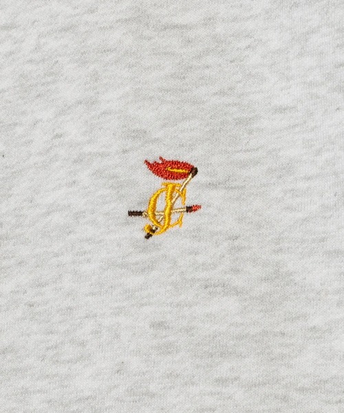 Chocolate Jesus (チョコレートジーザス )の「FLAME LOGO SWEATSHIRT(スウェット・メンズ・アッシュ/パープル/ブラウン・SMALL/MEDIUM/LARGE/X-LARGE)」の4枚目の写真