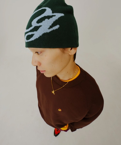 Chocolate Jesus (チョコレートジーザス )の「FLAME LOGO SWEATSHIRT(スウェット・メンズ・アッシュ/パープル/ブラウン・SMALL/MEDIUM/LARGE/X-LARGE)」の7枚目の写真
