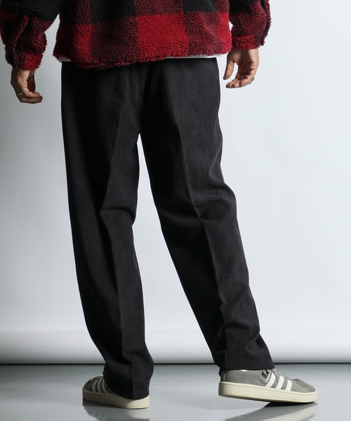 The DUFFER of ST.GEORGE(ザダファーオブセントジョージ)の「BRUSHED TWILL SCOTISH TROUSERS:起毛ツイル ワンタック スラックス(スラックス・メンズ・ブラウン/ブラック・X-LARGE/LARGE/MEDIUM/SMALL)」の7枚目の写真