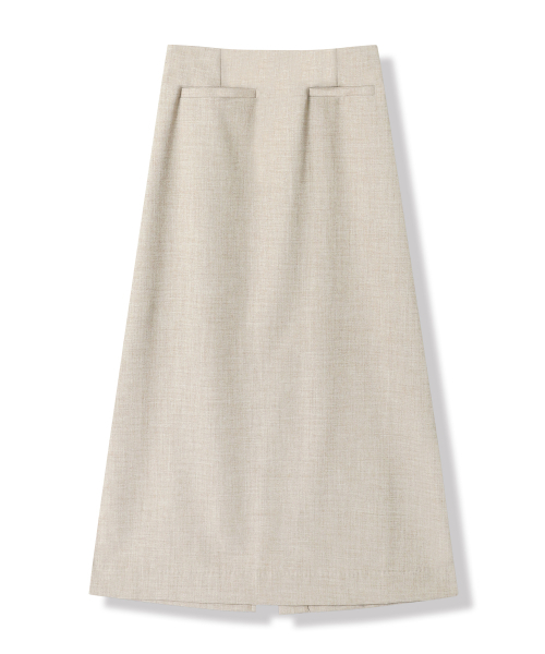 Vivacious(ビバシャス)の「Maxi Slit Skirt - 3COL(スカート・レディース・チャコール/ベージュ/ブラック・SMALL/MEDIUM)」の10枚目の写真